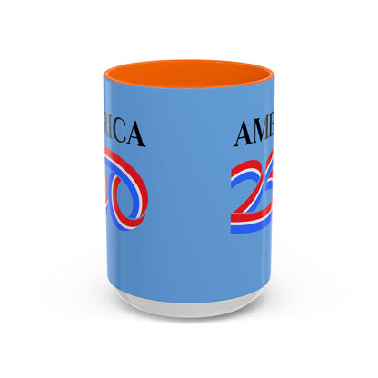 America 250 Light Blue Accent Mug by theGreenDragonTavern.shop