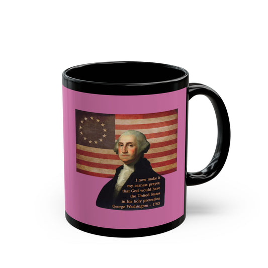 Washington's Earnest Prayer Pink Mug by theGreenDragonTavern.shop