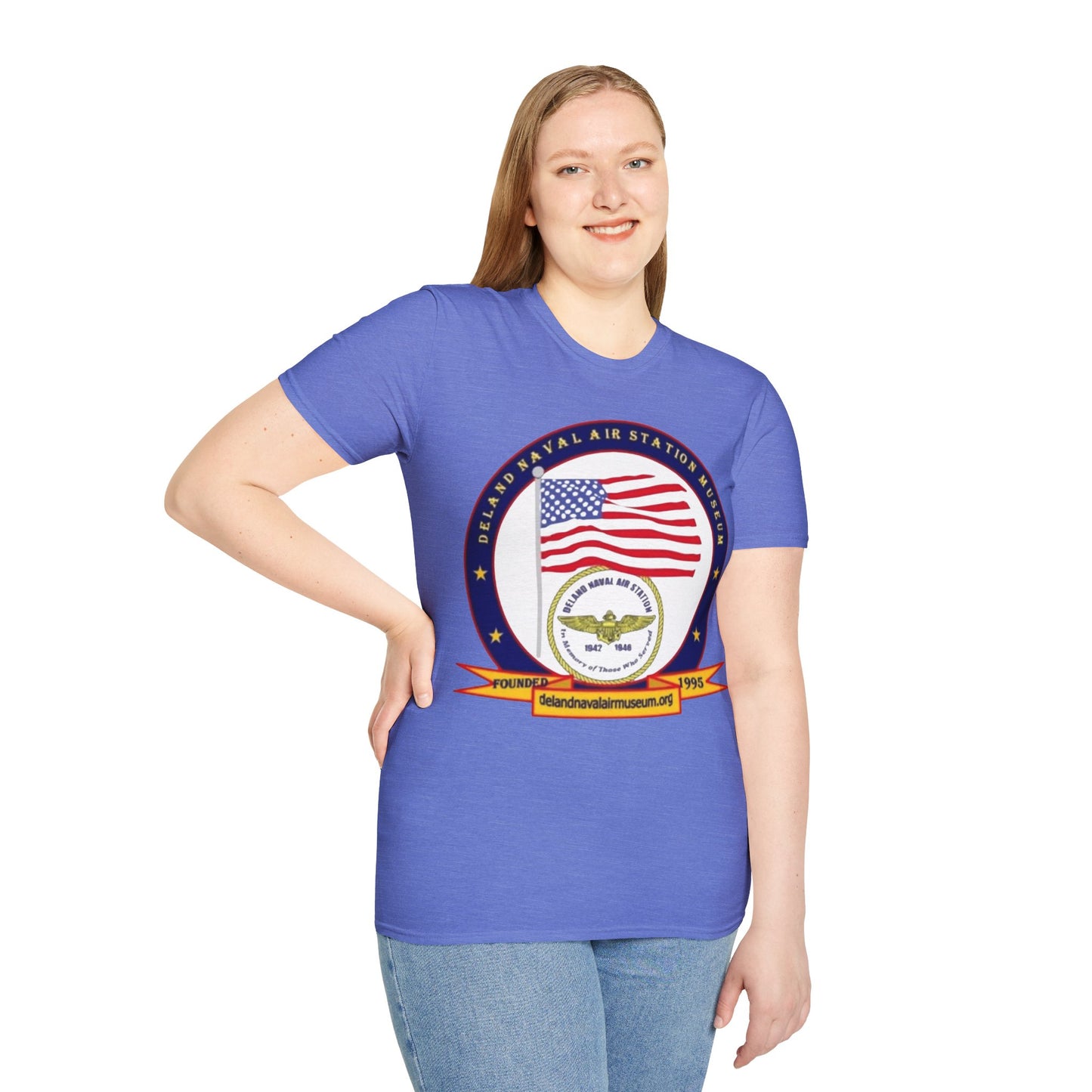 DeLand Naval Air Station Museum Lighter Colors Unisex T-Shirt by theGreenDragonTavern.shop