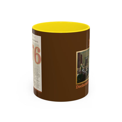 Declaration of Independence Brown Accent Mug by theGreenDragonTavern.shop