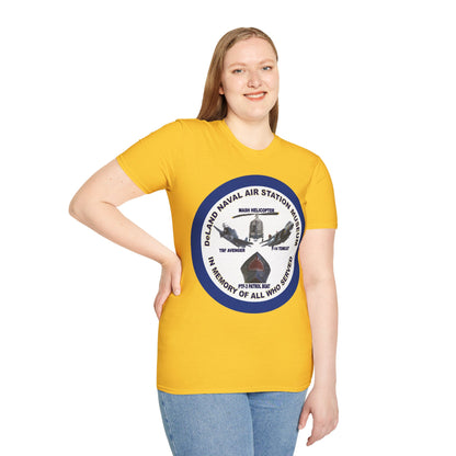 DNASM Student Art Navy Frame Lighter colors Unisex T-Shirt by theGreenDragonTavern.shop