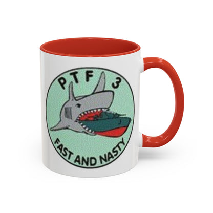 DNASM PTF-3 White Accent Mug by theGreenDragonTavern.shop