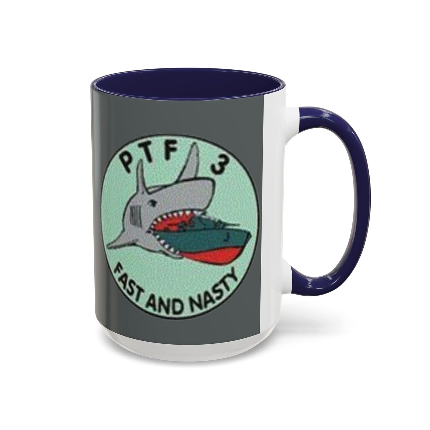 DNASM PTF-3 Grey Accent Mug by theGreenDragonTavern.shop
