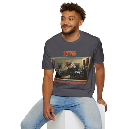 Declaration of Independence Dark colors Unisex T-Shirt by theGreenDragonTavern.shop