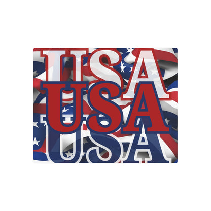 USA! USA! USA Red Center Metal Art Sign by theGreenDragonTavern.shop