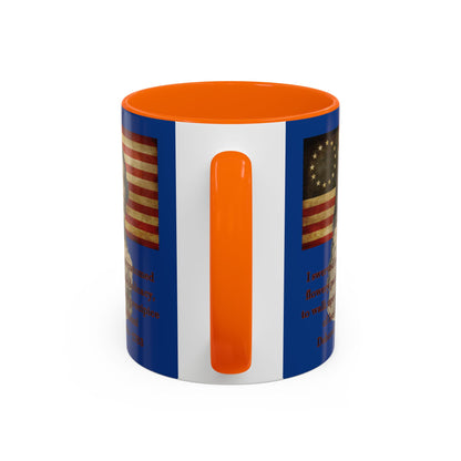 Deborah Sampson, America's Mulan Dark Blue Accent Mug by theGreenDragonTavern.shop