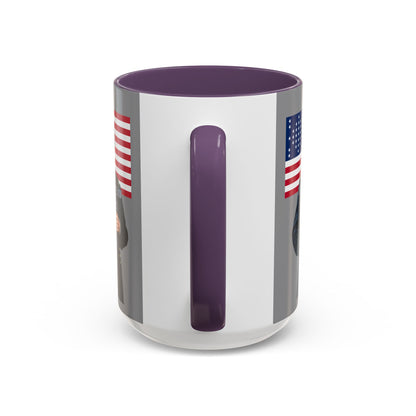"Traitors and Patriots" Ulysses Grant Grey Accent Mug by theGreenDragonTavern.shop