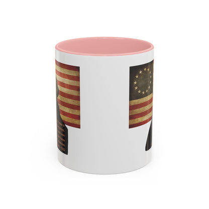 Washington's Earnest Prayer White Accent Mug by theGreenDragonTavern.shop