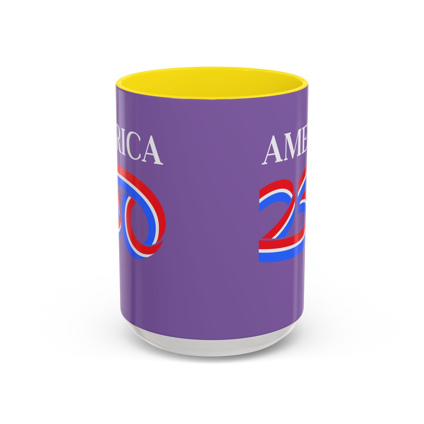 America 250 Light Purple Accent Mug by theGreenDragonTavern.shop