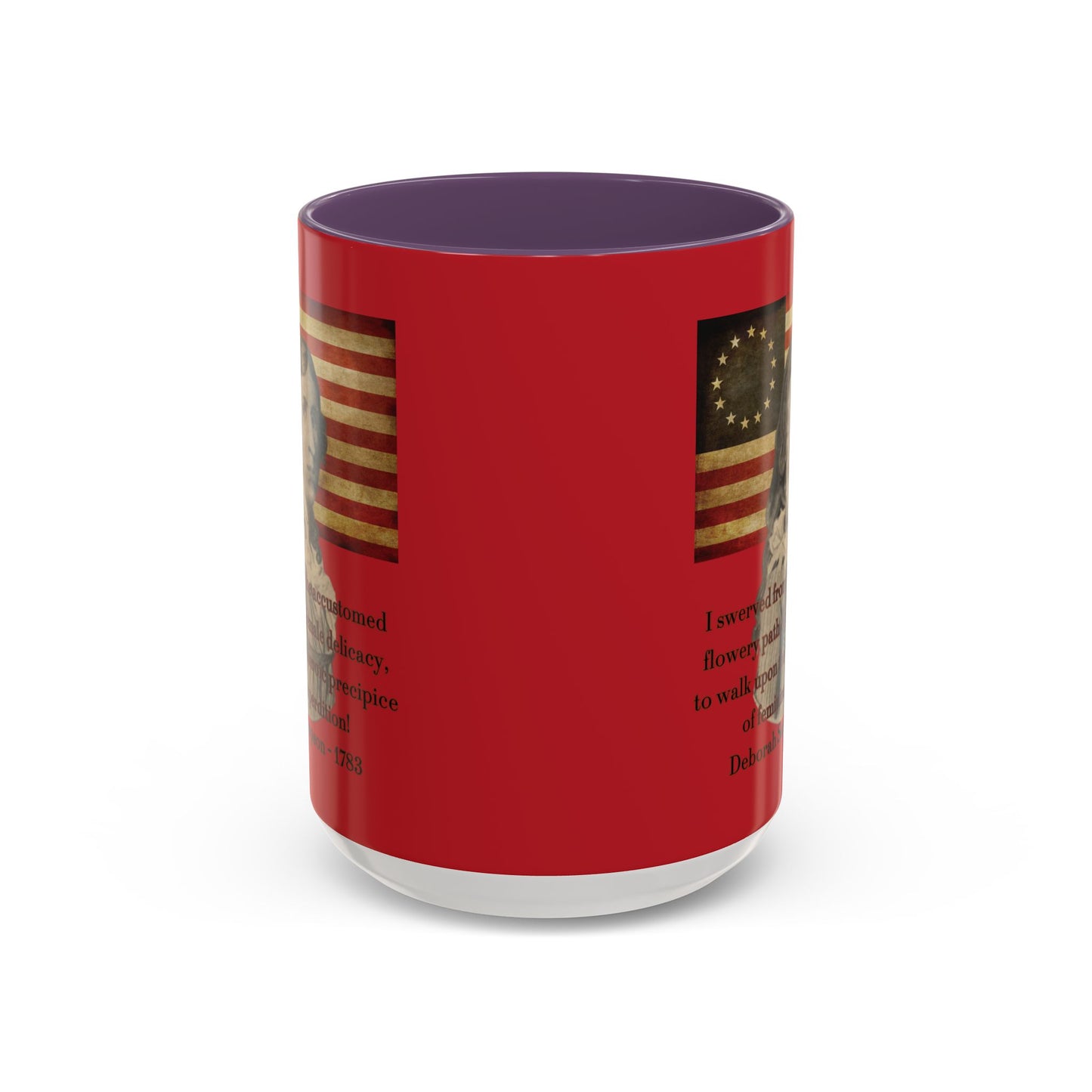 Deborah Sampson, America's Mulan Red Accent Mug by theGreenDragonTavern.shop