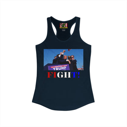 Fight! Women's Racerback Tank Top by theGreenDragonTavern.shop