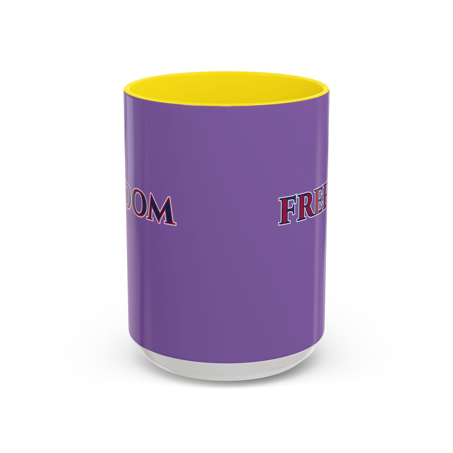 Freedom, Light Purple Accent Mug by theGreenDragonTavern.shop