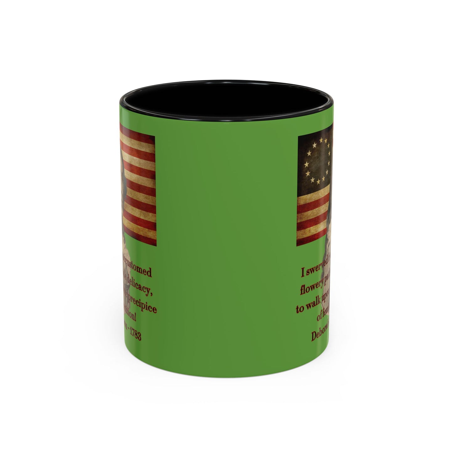Deborah Sampson, America's Mulan Green Accent Mug by theGreenDragonTavern.shop