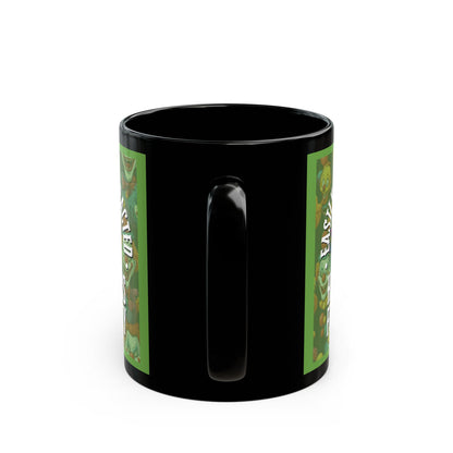 Easily Distracted by Heinous Fuckery Little Jinx Green Mug by theGreenDragonTavern.shop