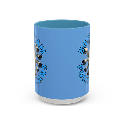Bodycam the Politicians Cameras Blue Accent Mug by theGreenDragonTavern.shop