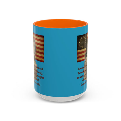 Deborah Sampson, America's Mulan Turquoise Accent Mug by theGreenDragonTavern.shop