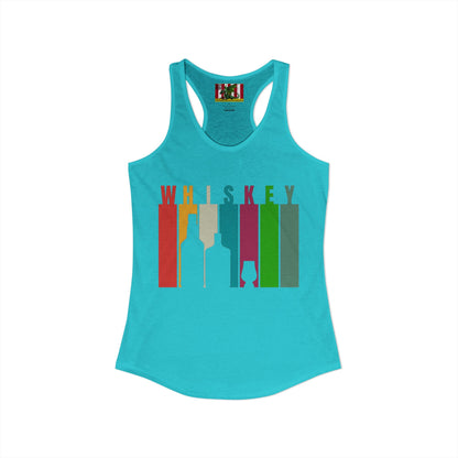 Whiskey spelled with an 'e' Women's Racerback Tank Top by theGreenDragonTavern.shop