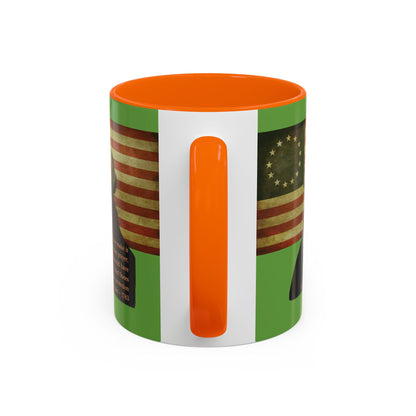 Washington's Earnest Prayer Green Accent Mug by theGreenDragonTavern.shop