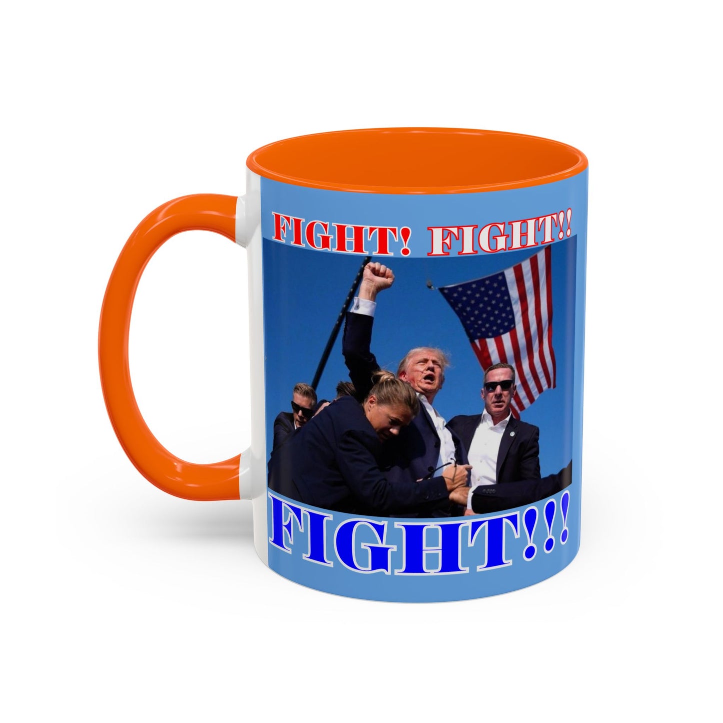 FIGHT! FIGHT!! FIGHT!!! Accent Mug by theGreenDragonTavern.shop