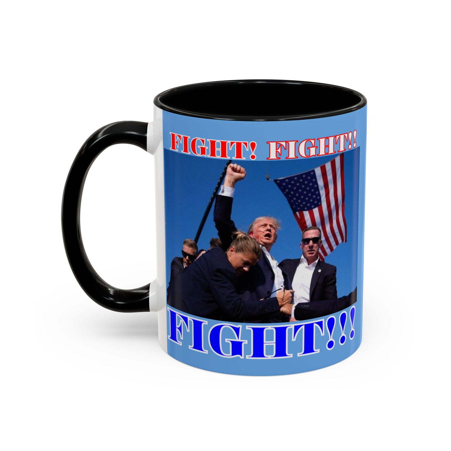 FIGHT! FIGHT!! FIGHT!!! Accent Mug by theGreenDragonTavern.shop