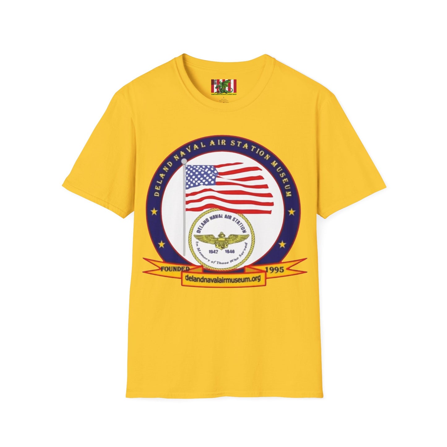 DeLand Naval Air Station Museum Lighter Colors Unisex T-Shirt by theGreenDragonTavern.shop
