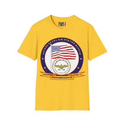 DeLand Naval Air Station Museum Lighter Colors Unisex T-Shirt by theGreenDragonTavern.shop