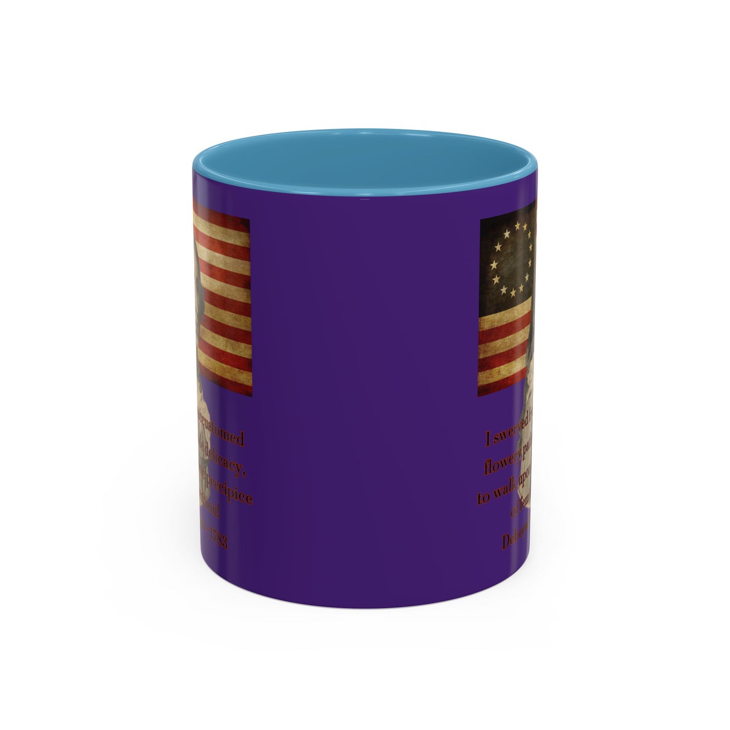 Deborah Sampson, America's Mulan Dark Purple Accent Mug by theGreenDragonTavern.shop