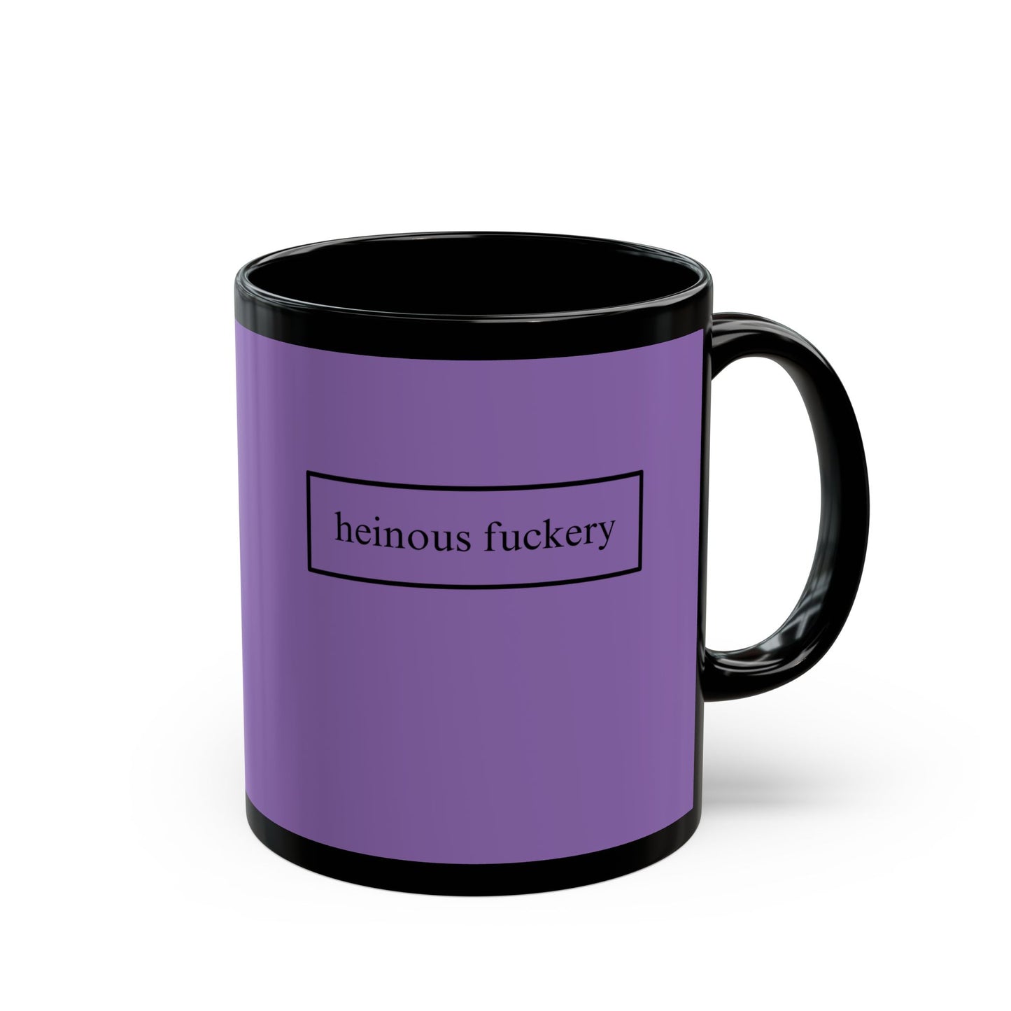 Heinous Fuckery Light Purple Mug by theGreenDragonTavern.shop