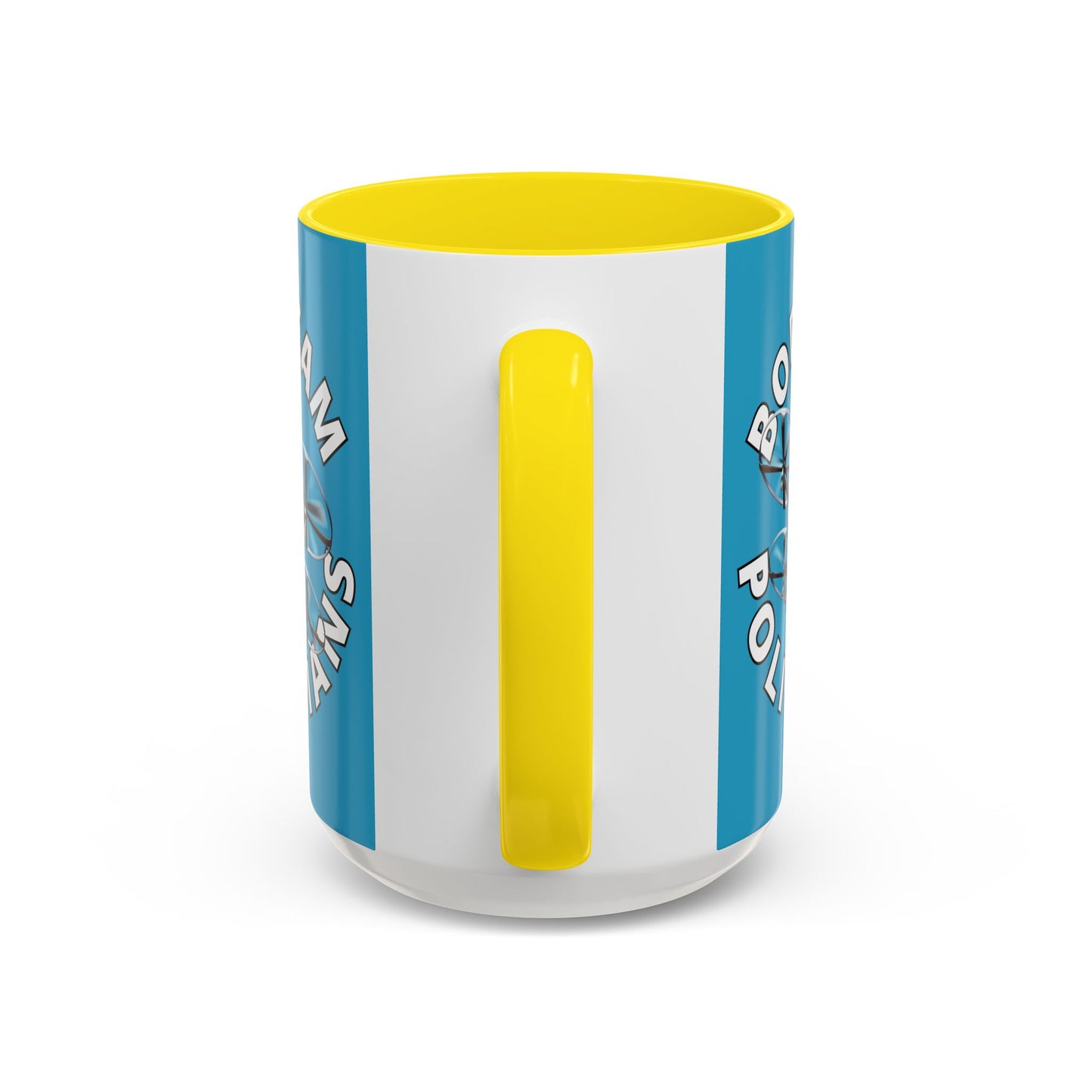 Bodycam the Politicians Drone Turquoise Accent Mug by theGreenDragonTavern.shop