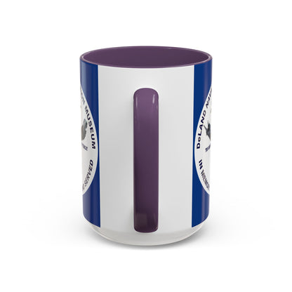 DNASM Student Art Blue Accent Mug by theGreenDragonTavern.shop