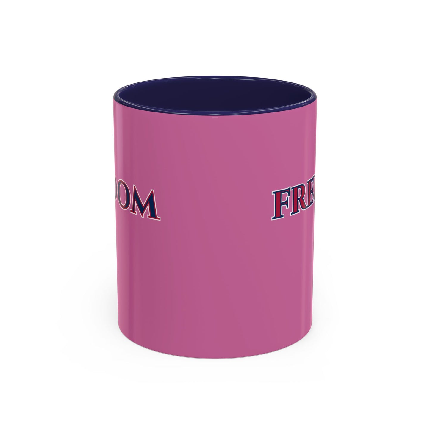 Freedom, Pink Accent Mug by theGreenDragonTavern.shop