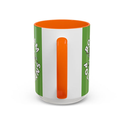 Bodycam the Politicians Drone Green Accent Mug by theGreenDragonTavern.shop