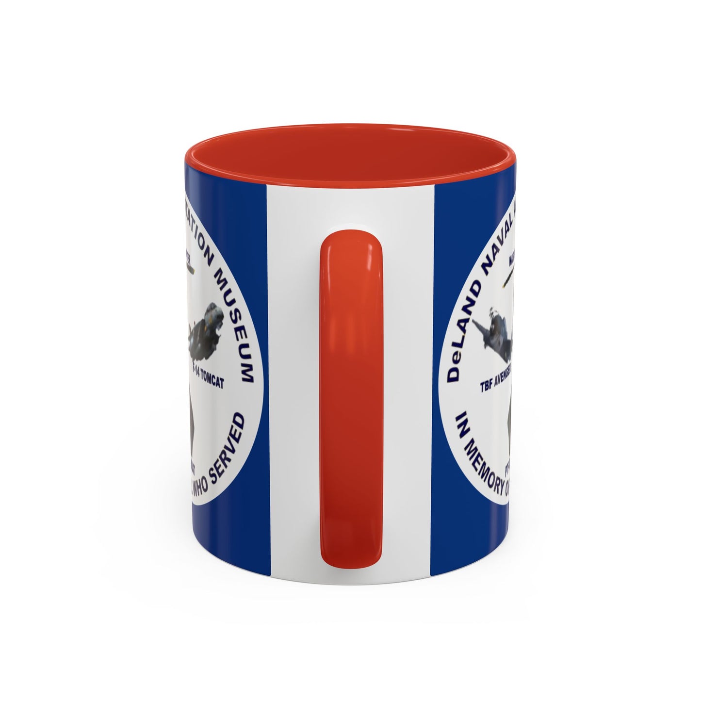 DNASM Student Art Blue Accent Mug by theGreenDragonTavern.shop