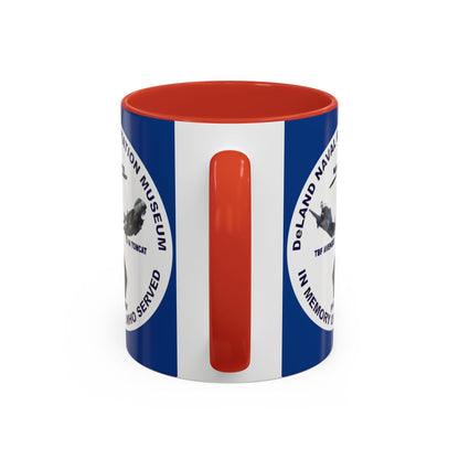 DNASM Student Art Blue Accent Mug by theGreenDragonTavern.shop