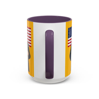 "Traitors and Patriots" Ulysses Grant Yellow Accent Mug by theGreenDragonTavern.shop