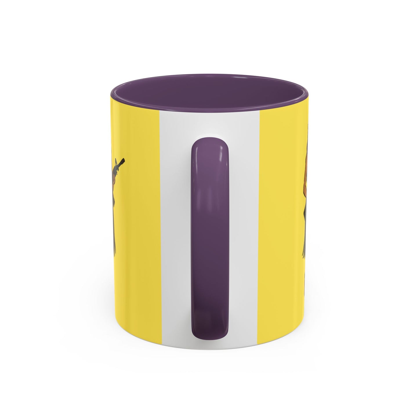 Hula Girl Packin' Heat Pineapple Accent Mug by theGreenDragonTavern.shop