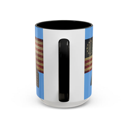 Washington's Earnest Prayer Light Blue Accent Mug by theGreenDragonTavern.shop