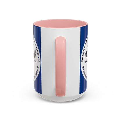 DNASM Student Art Blue Accent Mug by theGreenDragonTavern.shop