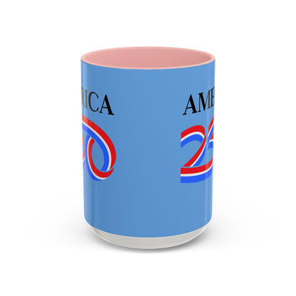 America 250 Light Blue Accent Mug by theGreenDragonTavern.shop