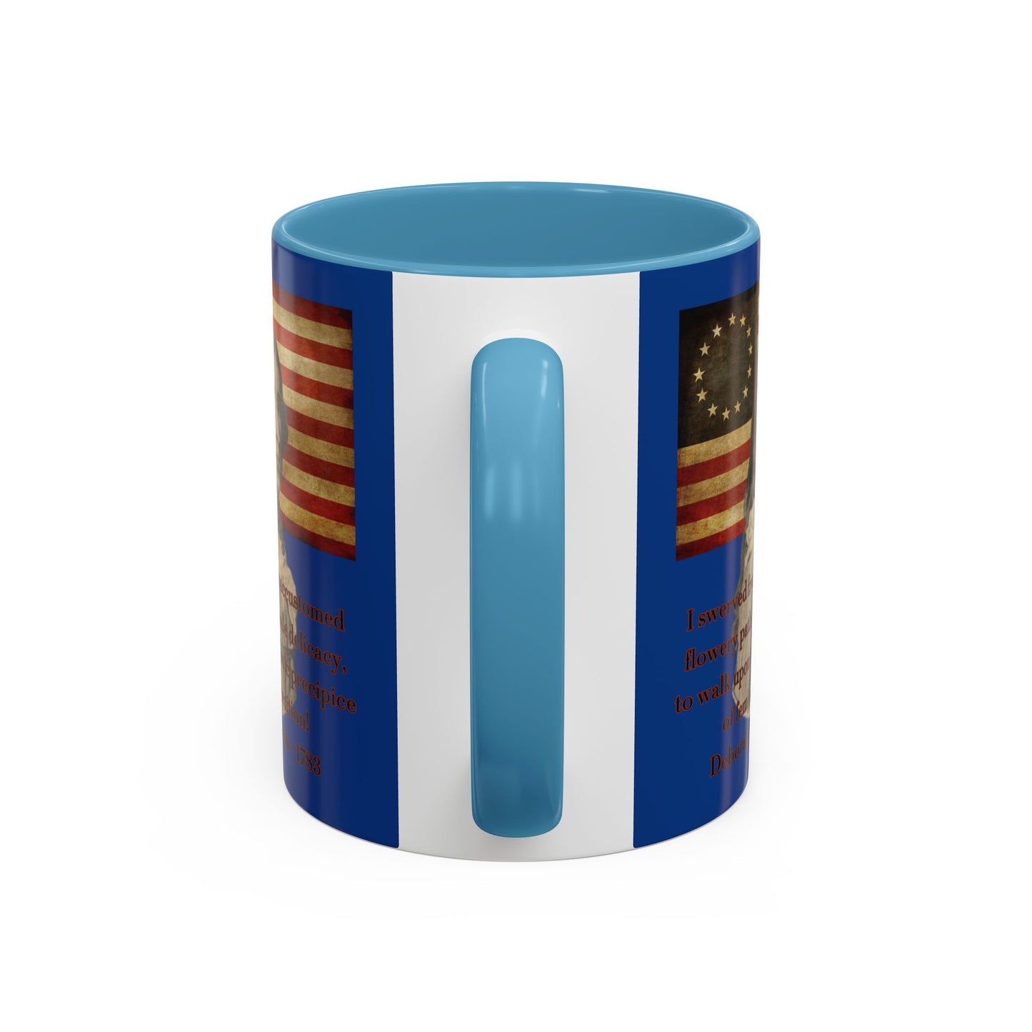 Deborah Sampson, America's Mulan Dark Blue Accent Mug by theGreenDragonTavern.shop