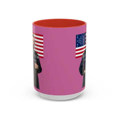 "Traitors and Patriots" Ulysses Grant Pink Accent Mug by theGreenDragonTavern.shop