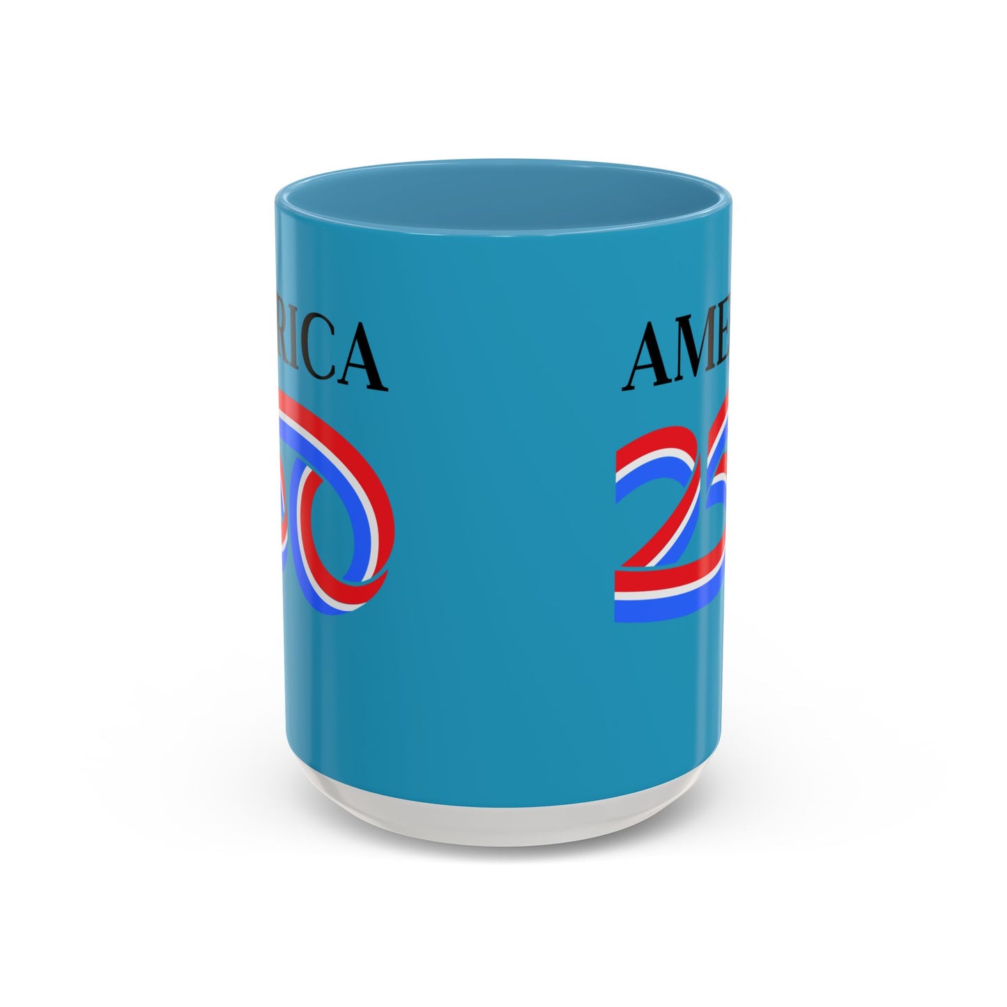 America 250 Turquoise Accent Mug by theGreenDragonTavern.shop
