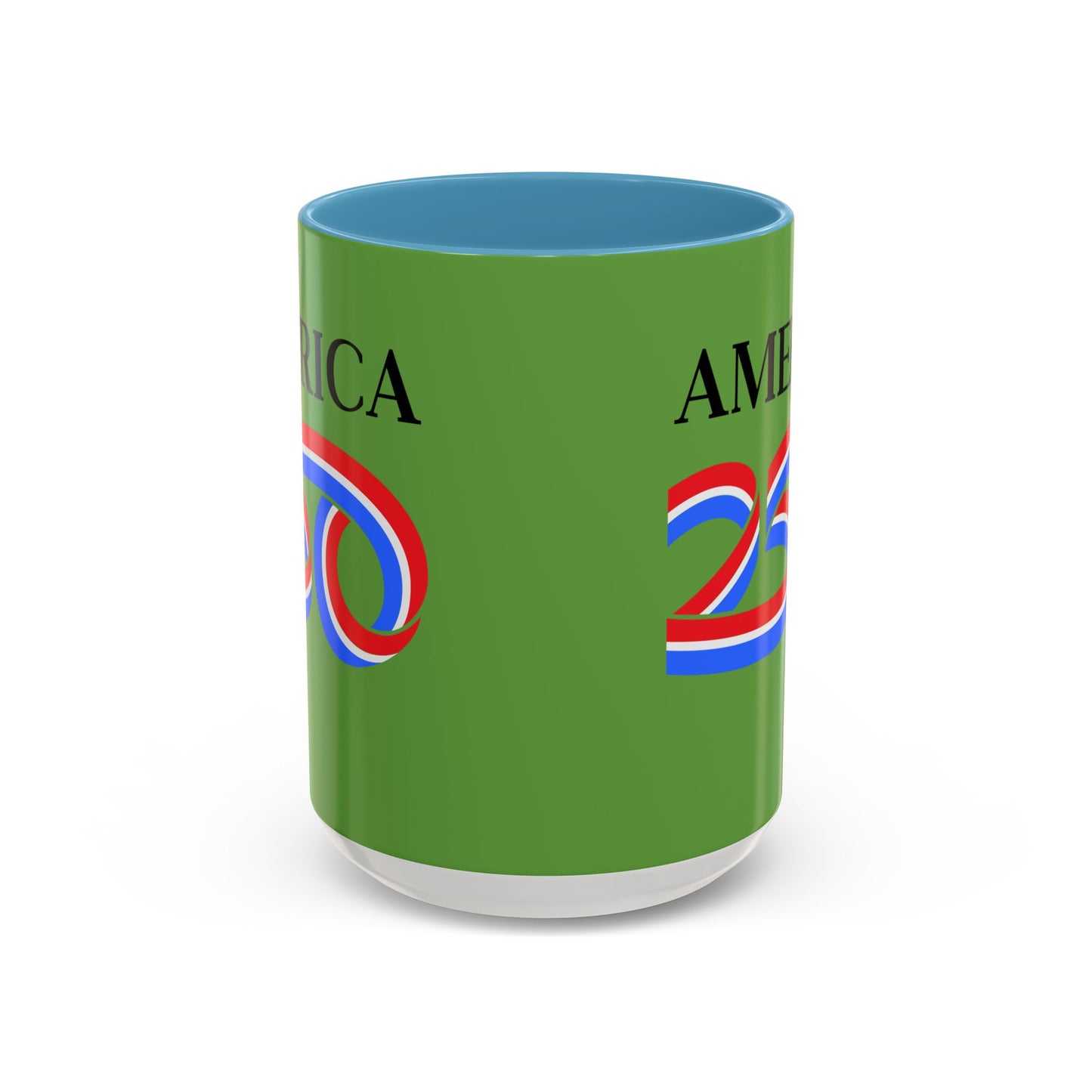 America 250 Green Accent Mug by theGreenDragonTavern.shop