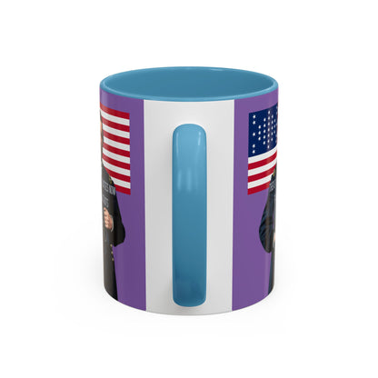 "Traitors and Patriots" Ulysses Grant Light Purple Accent Mug by theGreenDragonTavern.shop