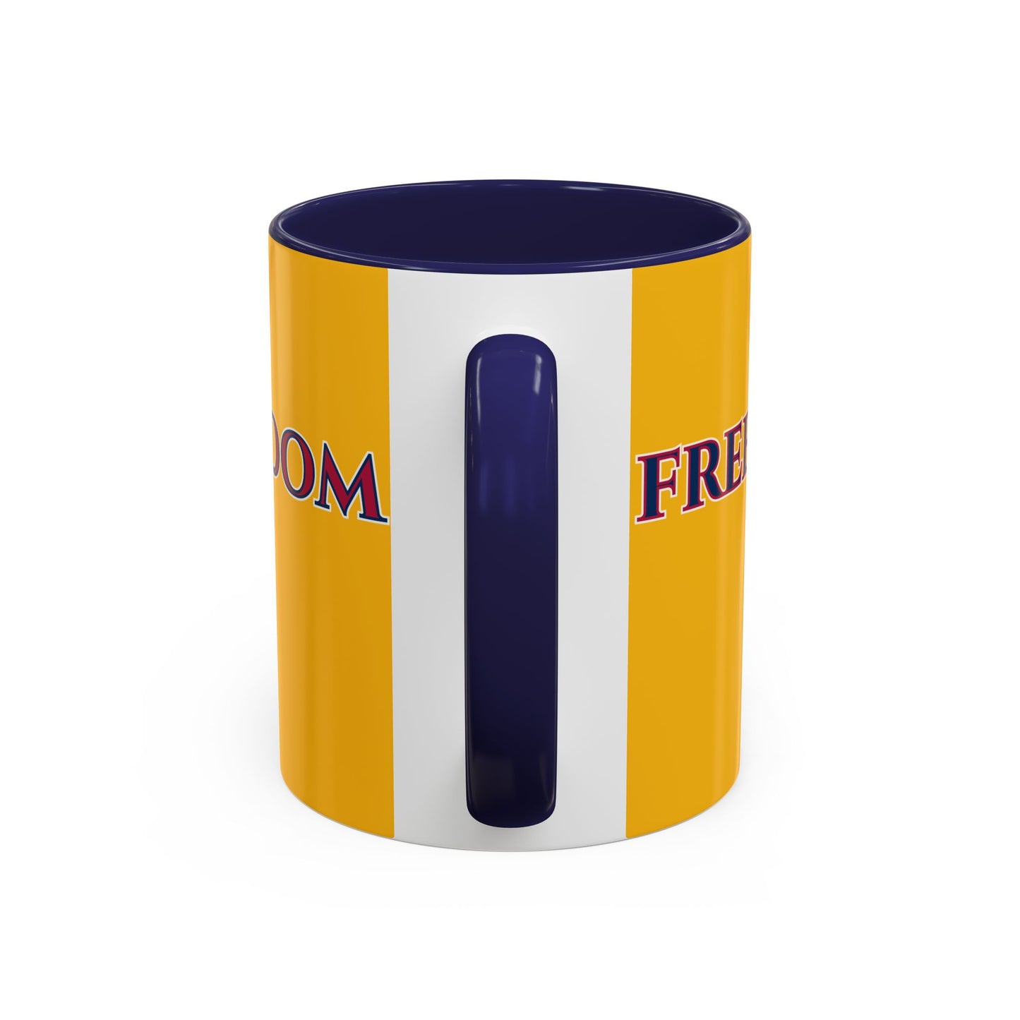 Freedom, Yellow Accent Mug by theGreenDragonTavern.shop