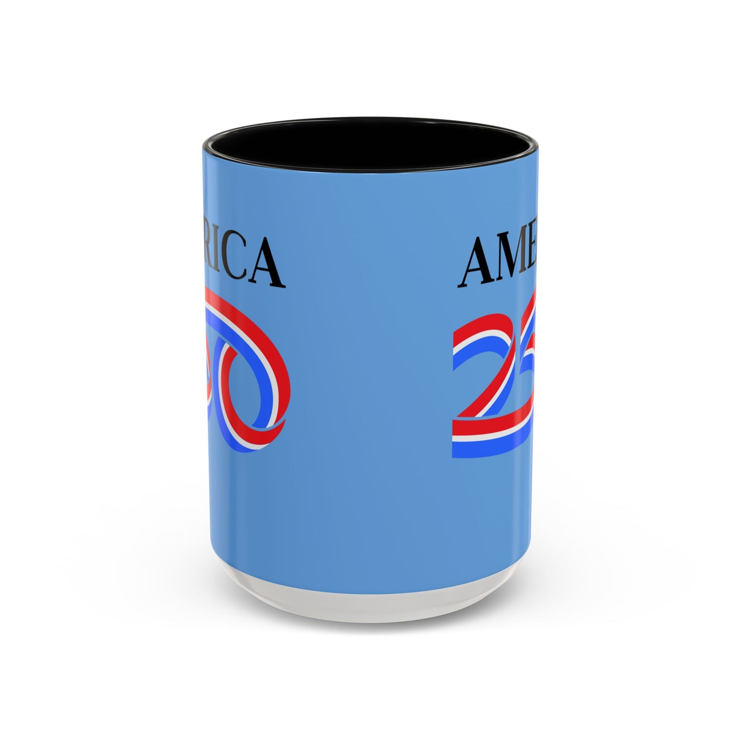 America 250 Light Blue Accent Mug by theGreenDragonTavern.shop