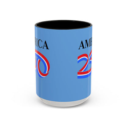 America 250 Light Blue Accent Mug by theGreenDragonTavern.shop