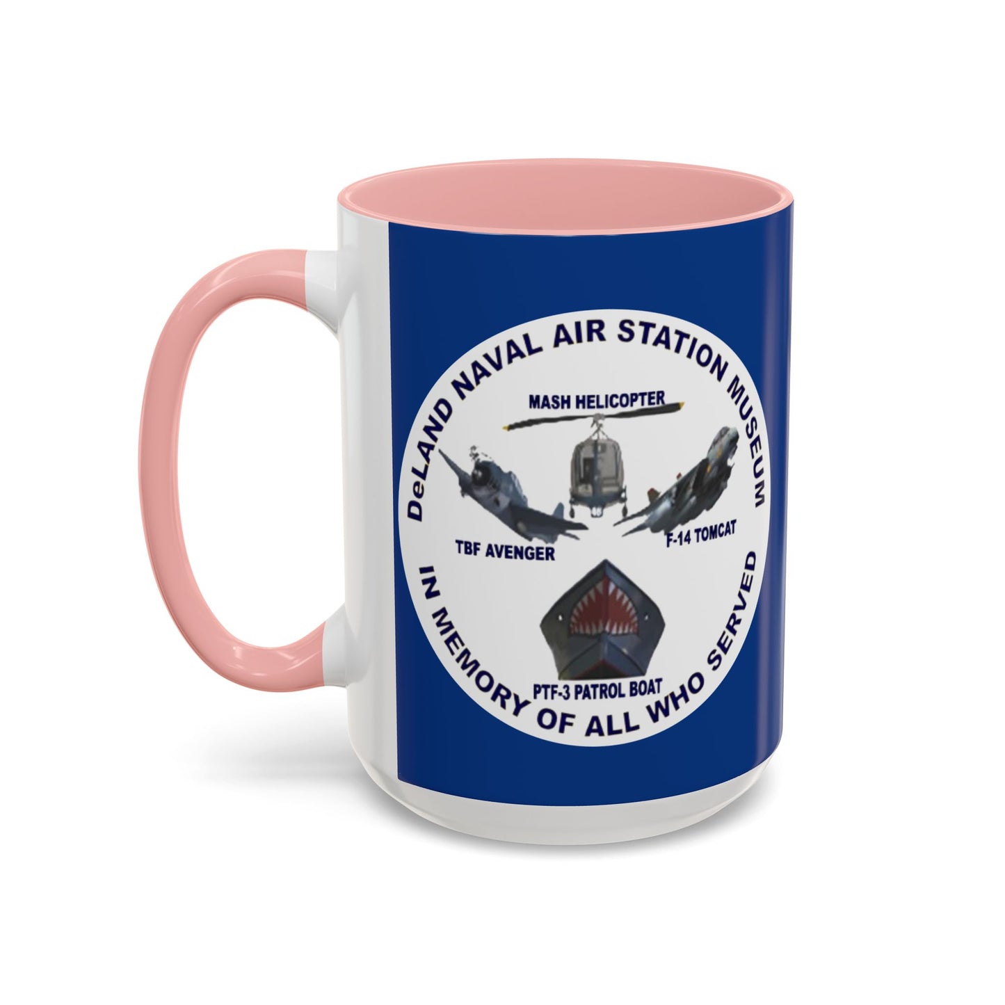 DNASM Student Art Blue Accent Mug by theGreenDragonTavern.shop