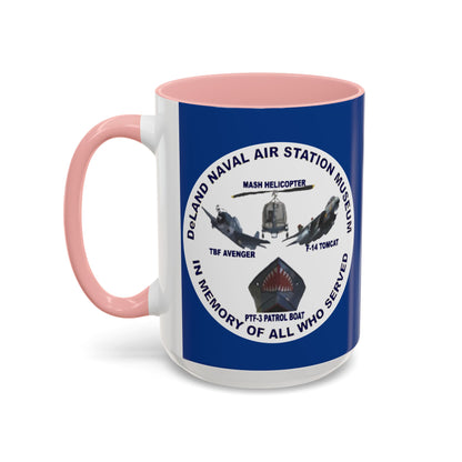 DNASM Student Art Blue Accent Mug by theGreenDragonTavern.shop