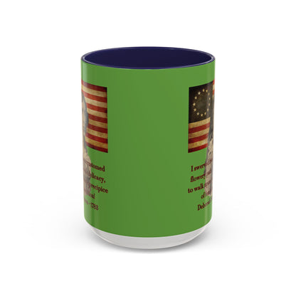 Deborah Sampson, America's Mulan Green Accent Mug by theGreenDragonTavern.shop